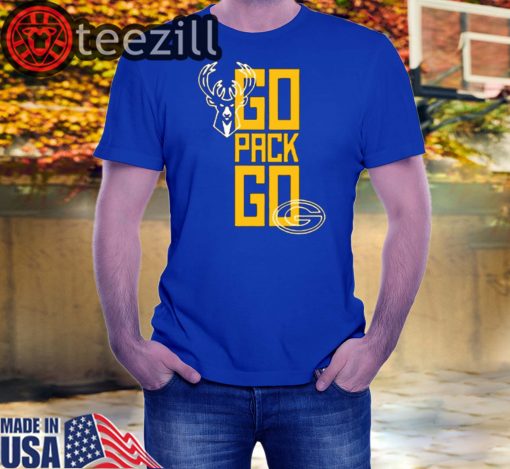 Limited Edition #GoPackGo x Milwaukee Bucks Shirts