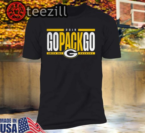 Logo Go Pack Go Green Bay Packers 2019 Tshirts