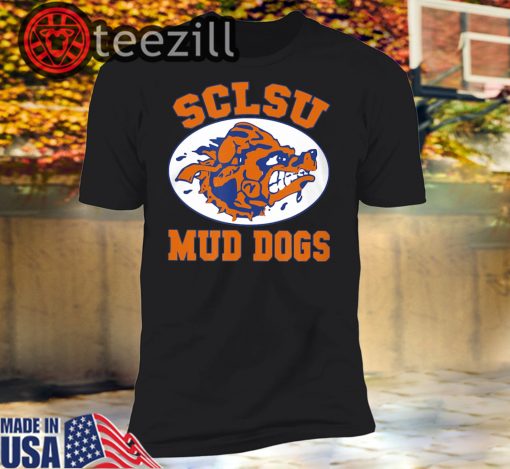 Logo SCLSU MUD DOGS T SHIRTS