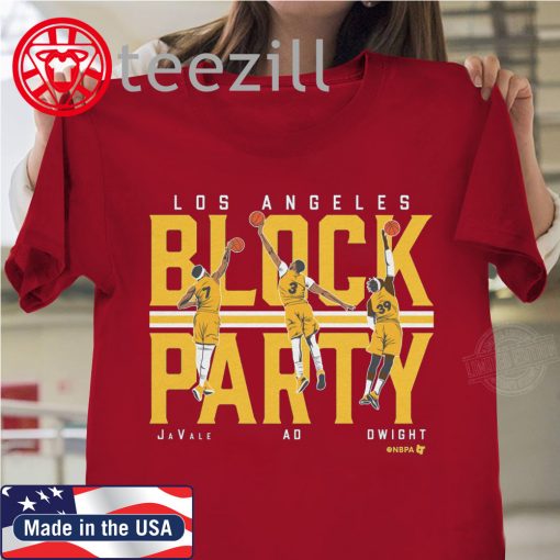 Los Angeles La Block Party Shirt Quotes LA