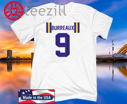 Louisiana Jeaux Joe Burreaux 9 Fan Football Shirt