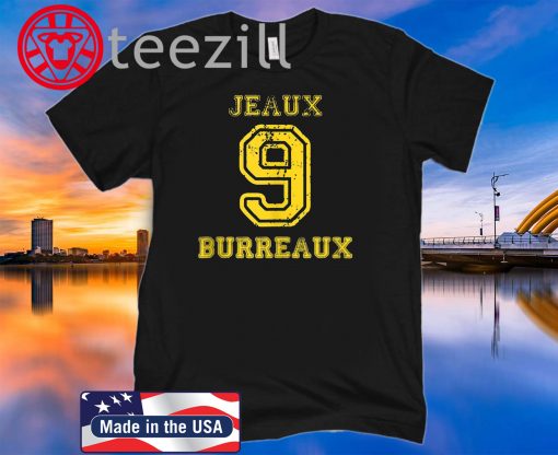 Louisiana Jeaux Joe Burreaux 9 Fan Gear and Apparel Football Shirt