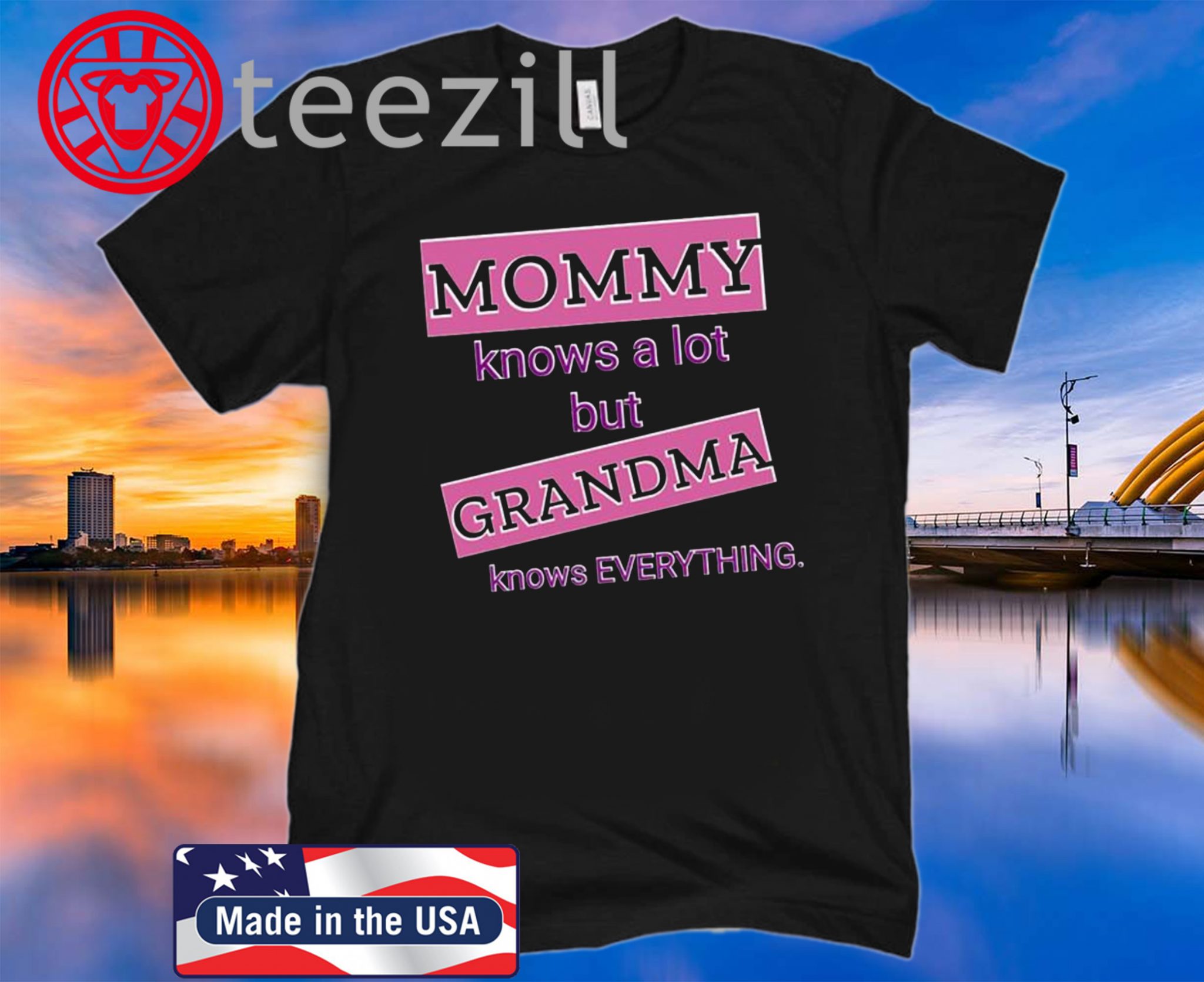 grandma knows everything tshirt