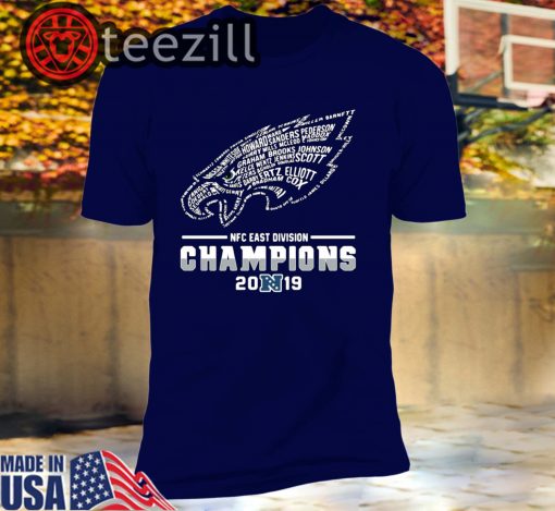 NFC East Division Champions 2019 Philadelphia Tshirt