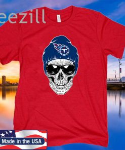 NFL Tennessee Titans 079 Skull Rock With Beanie Shirt