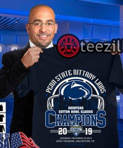 Penn state nittany lions goodyear cotton bowl champion 2019 T ShirtPenn state nittany lions goodyear cotton bowl champion 2019 T Shirt