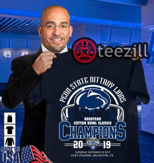 Penn state nittany lions goodyear cotton bowl champion 2019 T ShirtPenn state nittany lions goodyear cotton bowl champion 2019 T Shirt