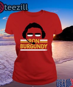 Ron Burgundy And Gold TShirts - Limited Edition Official