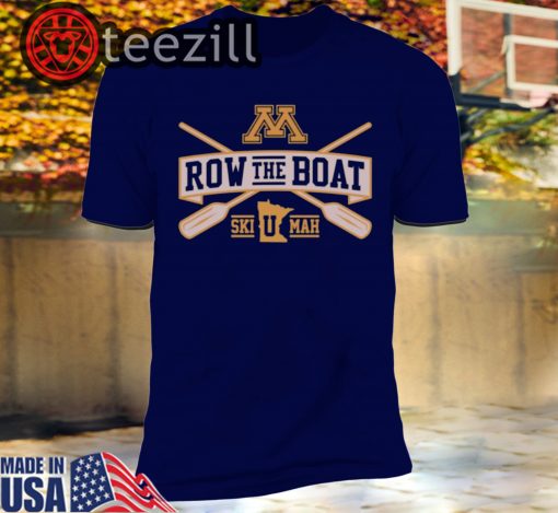 Row The Boat Minnesota Ski U Mah TShirt
