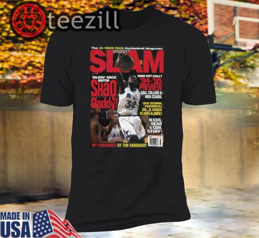 SLAM Cover - Shaquille O'Neal - Shaq Daddy T-shirts