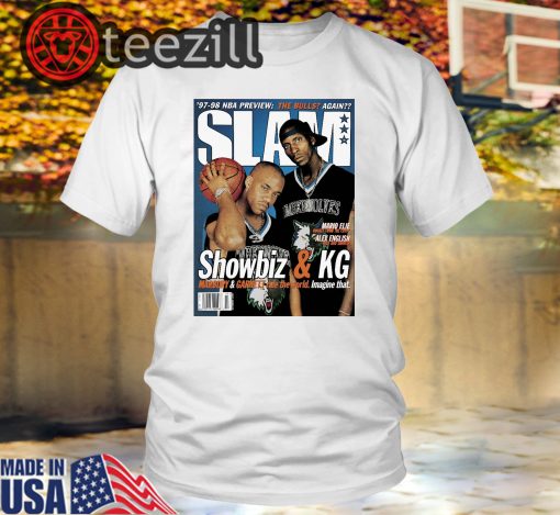 SLAM Cover - Stephon Marbury & Kevin Garnett T-shirt