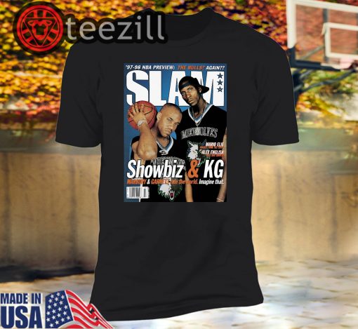 SLAM Cover - Stephon Marbury & Kevin Garnett Tshirt