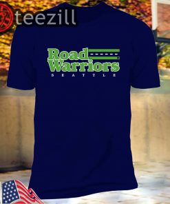 Seattle Road Warriors T Shirts Football Blue T-Shirt