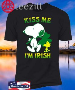 Snoopy Kiss Me I'm Irish Clover Shirt St Patrick’s Day TShirt