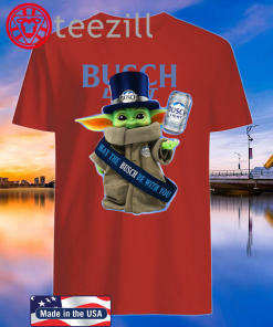 Top Baby Yoda Busch Light May The Busch Be With You Tee Shirt