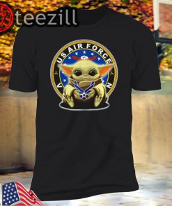 US Air Force Baby Yoda Tee Shirt