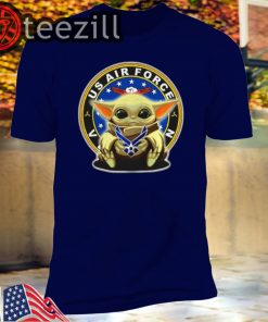US Air Force Baby Yoda Tee Shirts