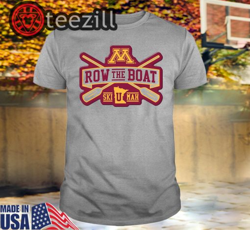 University of Minnesota Row the Boat Maroon T-Shirts