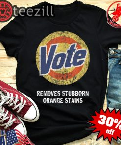 Orange Anti Trump Vote Removes Stubborn Shirt