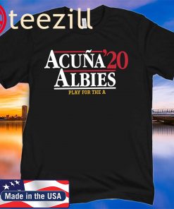 Acuña Albies 2020 Shirt, MLBPA Officially Licensed