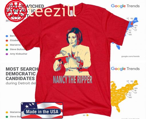 Anti Trump Nancy Pelosi The Ripper of SOTU Speech T-Shirt