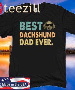 BEST DACHSHUND DAD EVER Funny Father's Day 2020 T Shirt
