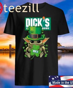 Baby Yoda Dick's Sporting Goods Shamrock St. Patrick's Day 2020 Shirt