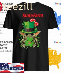Baby Yoda State Farm Shamrock St.Patrick's Day 2020 TShirt