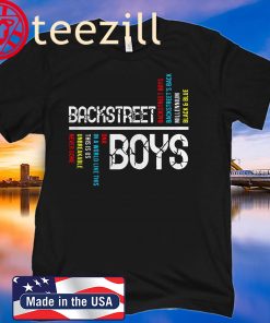 Backstreet Boys band DNA in a world like this album shirt