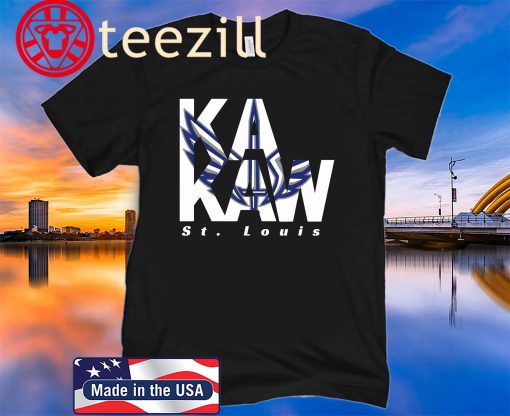 BattleHawks Football St. Louis XFL Ka-Kaw Official Shirt