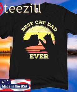 Best Cat Dad Ever 2020 Funny Cat Lover Gift Shirt