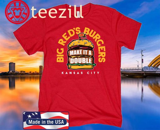 Big Red's Burgers Kansas City Football Shirt
