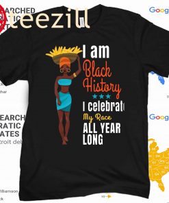 Black History Month African Afro I Am The Storm T-Shirt