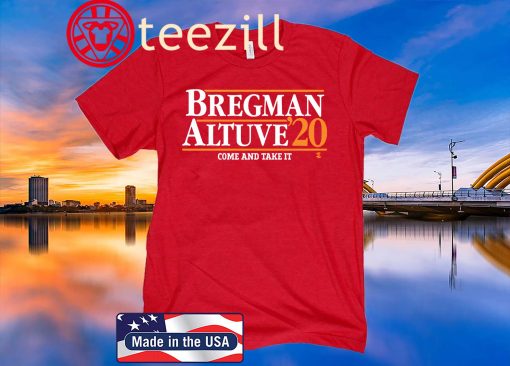 Bregman Altuve 2020 Tee Limited Edition Licensed