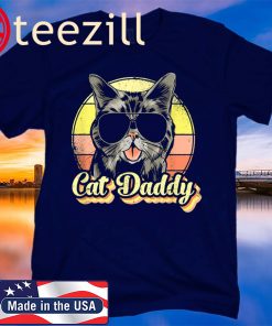 Cat Daddy Funny Best Cat Dad Ever 2020 Tee Shirt