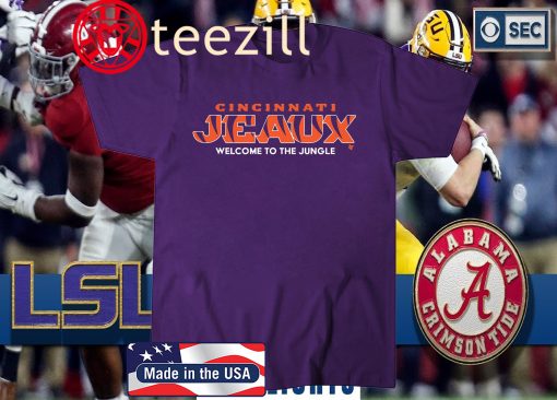 Cincinnati Jeaux Football TShirt