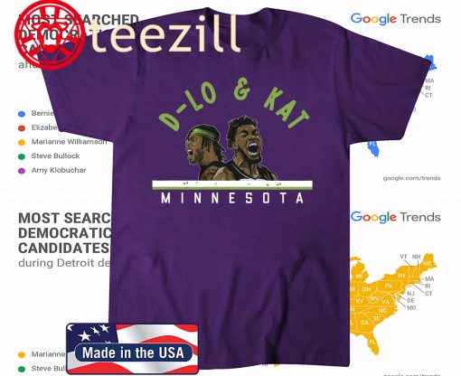 D-Lo and KAT Minnesota Basketball 2020 Shirt