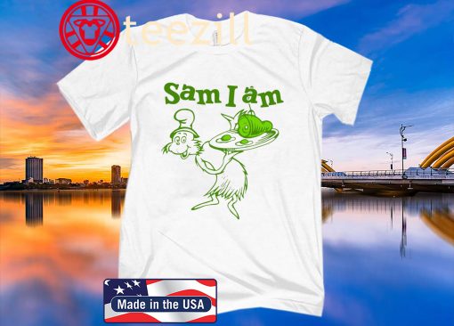 Dr Seuss Sam I Am Green Eggs and Ham Gift T-Shirt