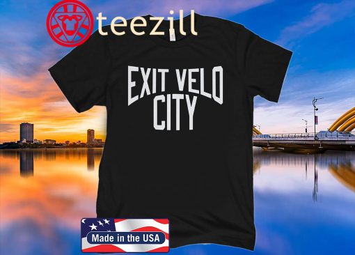 Exit Velo City T-Shirt New York Baseball