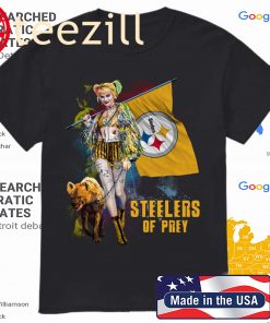 Harley Quinn Pittsburgh Steelers Of Prey Logo Shirt