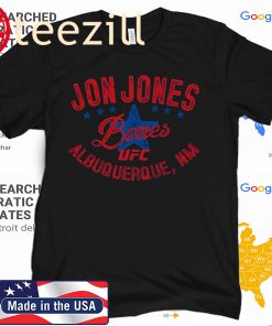 Jon Jones Bones UFC Albuquerque TShirt