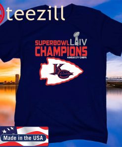 Kansas City Chiefs 2020 Super Bowl LIV Champions Tee Shirt