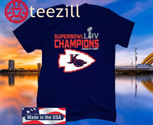 Kansas City Chiefs 2020 Super Bowl LIV Champions Tee Shirt