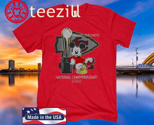 Kansas City Chiefs national championship 2020 funny Mickey mouse Tshirt