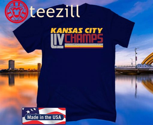 Kansas City LIV Champs Kansas City Football TShirts