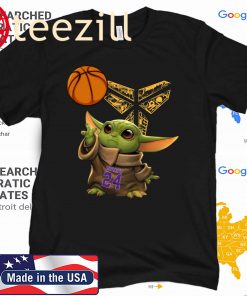Kobe Bryant Baby Yoda Black Mamba Basketball Shirt T Shirt