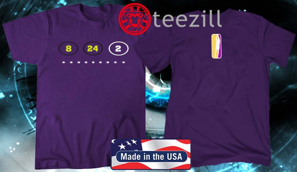 kobe bryant purple shirt