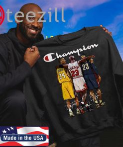 Kobe Bryant Michael Jordan LeBron James Officially T Shirt