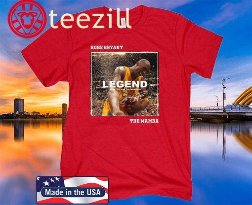 Kobe Bryant The Mamba Legend thank you for the memories signature t-shirt