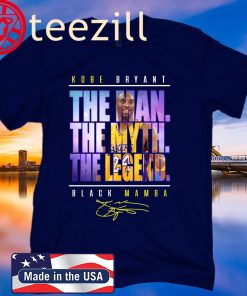 Kobe Bryant The Man The Myth The Legend Black Mamba Signature Sweatertshirts